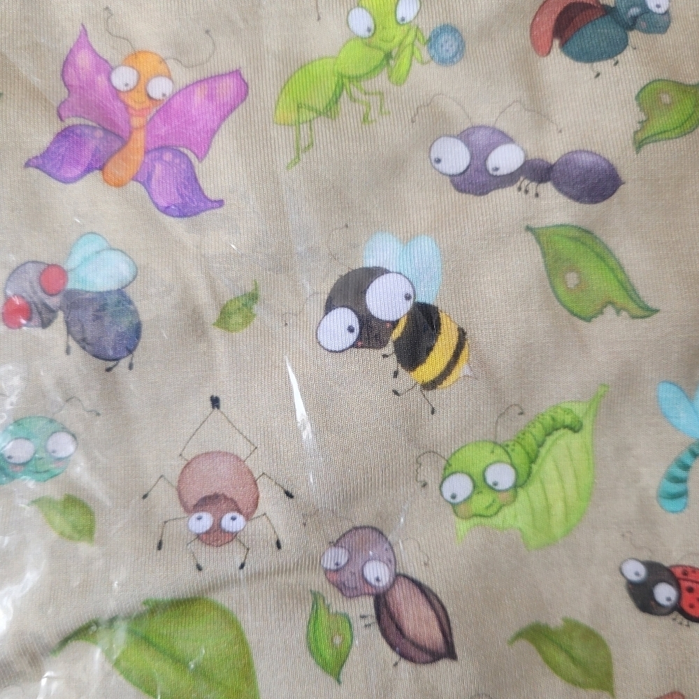 NEW SUTTONS BUTTONS BUSY BUGS BAMBOO TWO PIECE SHORT SET TODDLER 12-18 MONTHS - Picture 6 of 8
